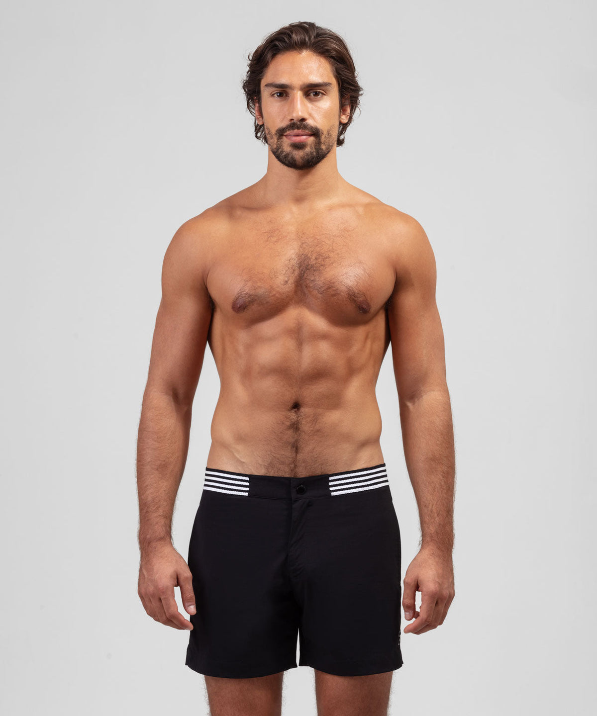 Urban Swim Shorts: Black