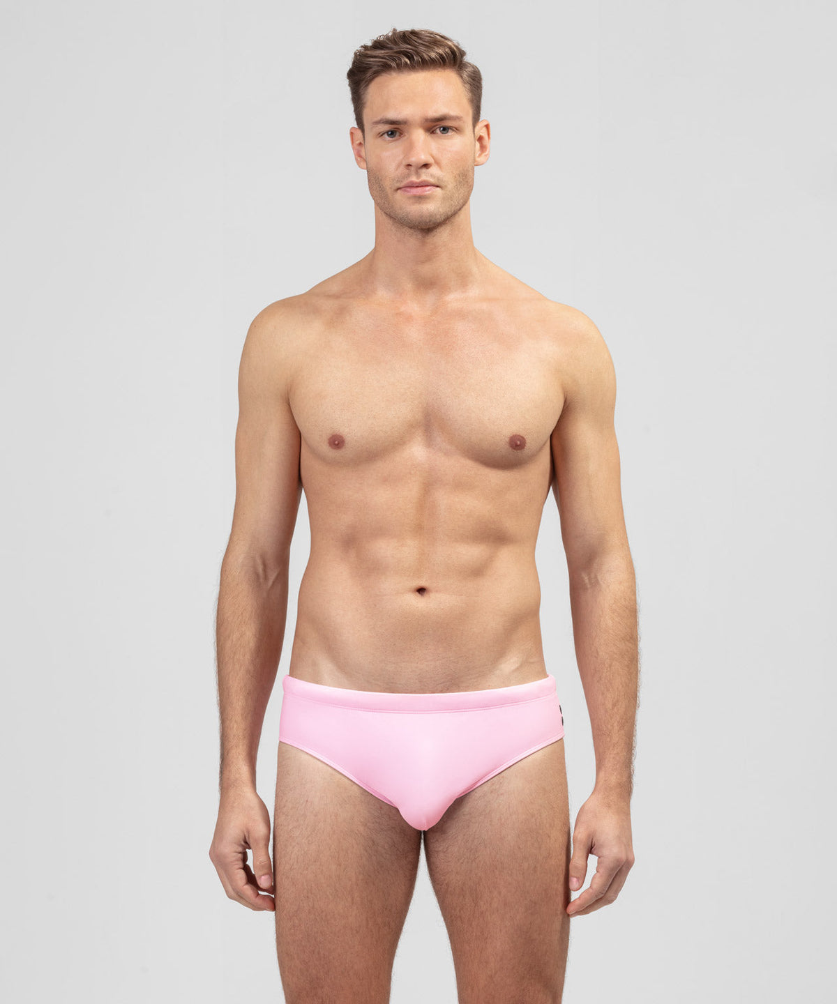 Swim Briefs: Pastel Pink