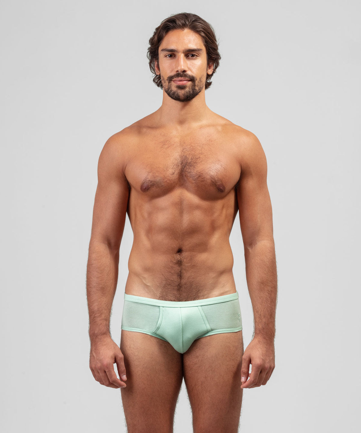 Y-Front Briefs: Pistachio Green