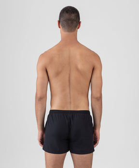 Recycled Polyester Swim Shorts: Black
