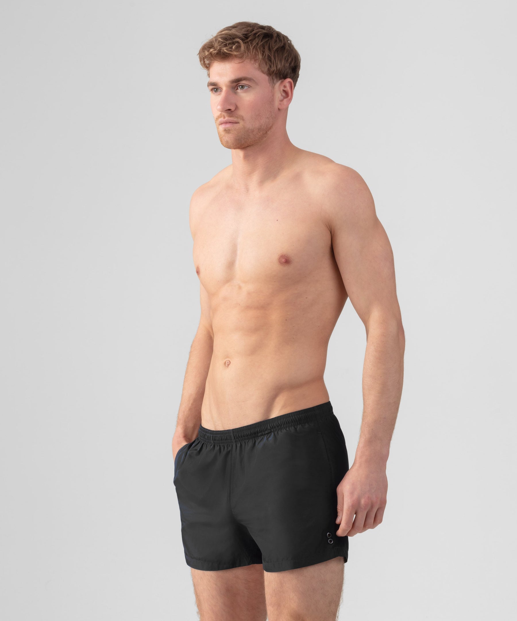 Swim Shorts: Black