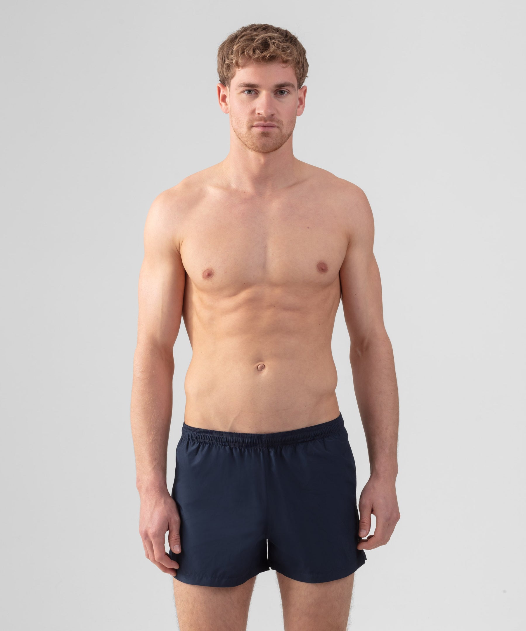 Recycled Polyester Swim Shorts: Navy