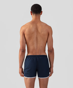 Recycled Polyester Marathon Swim Shorts: Navy