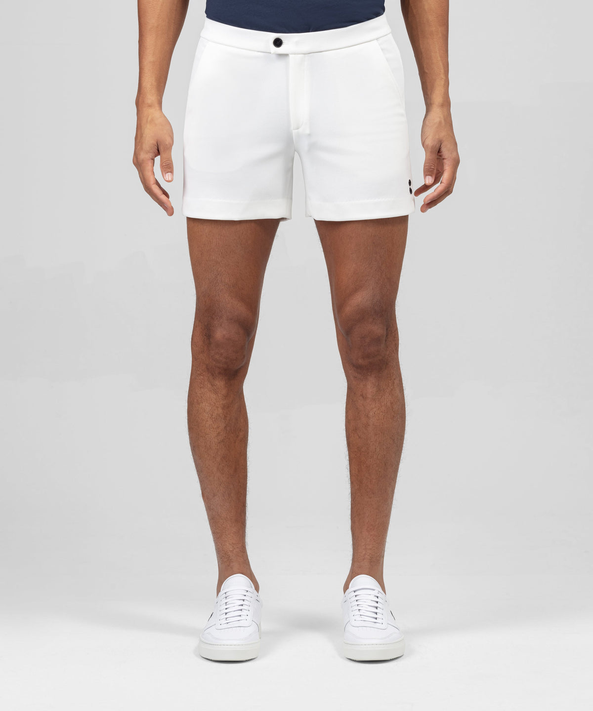 Tennis Shorts: White