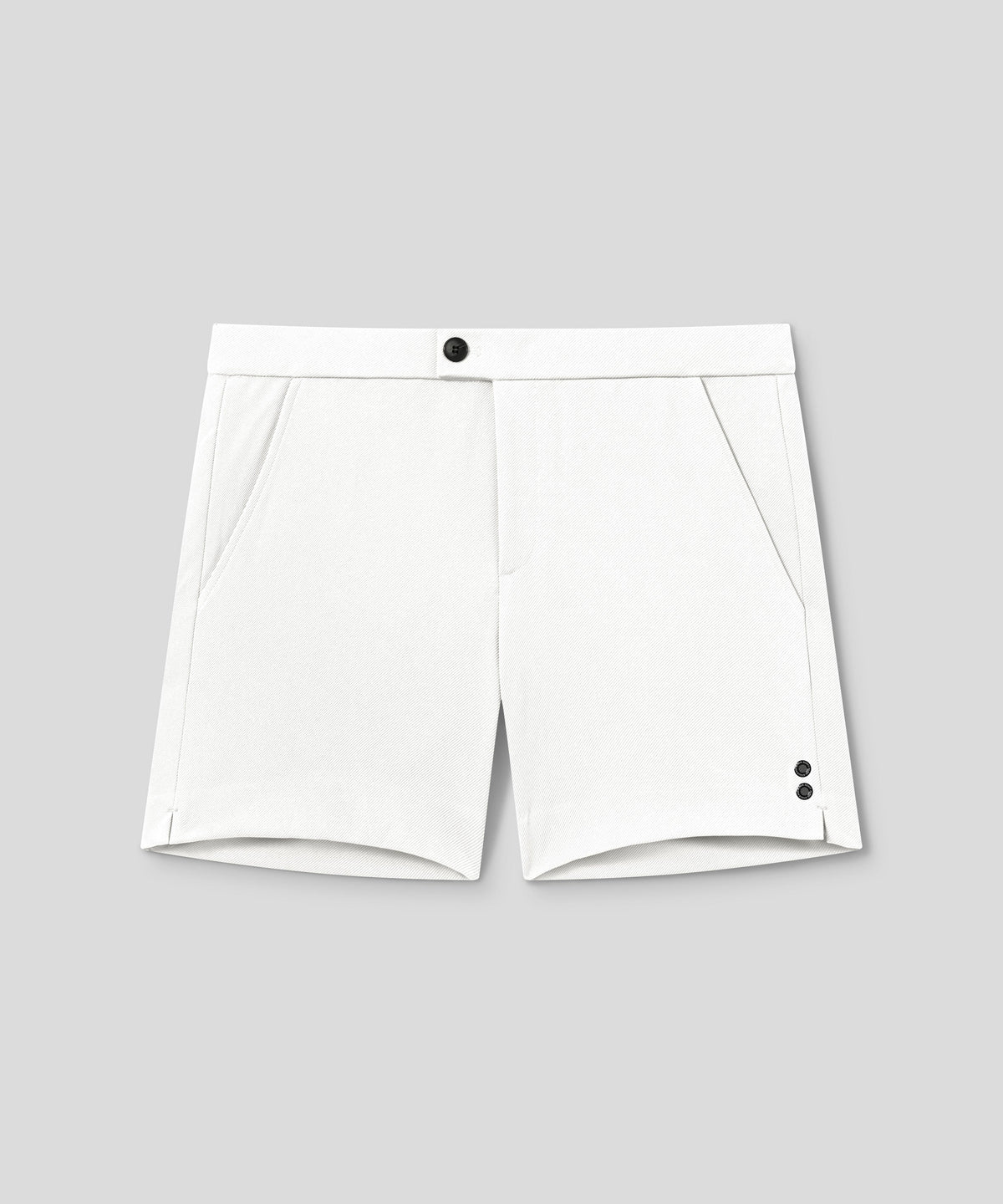 RD Tennis Shorts: White