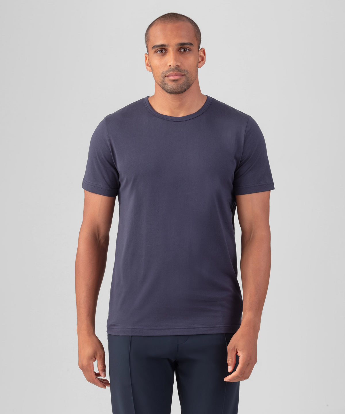 Crew Neck T-Shirt Eyelet Edition: Navy