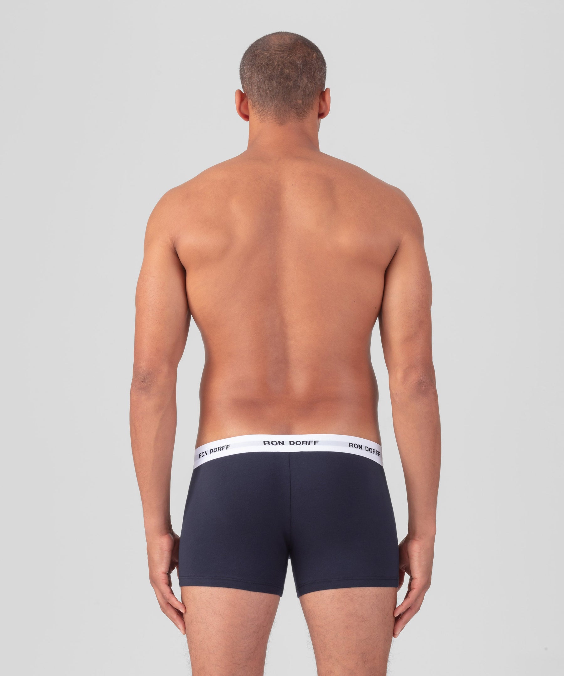 RON DORFF Boxer Briefs Kit: Navy/White/Black