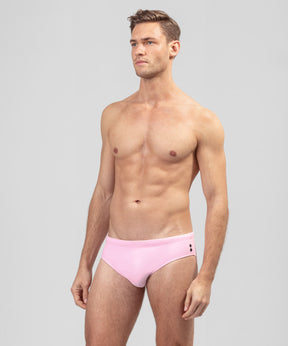 Swim Briefs: Pastel Pink