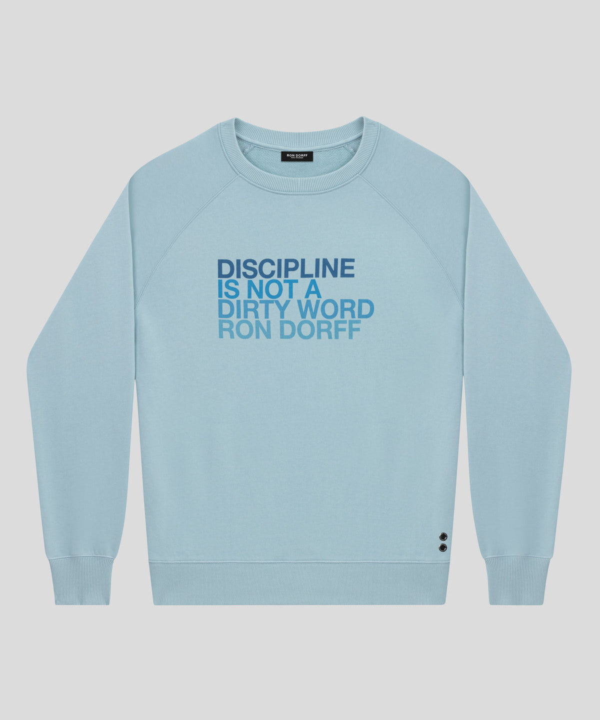 Organic Cotton Sweatshirt DISCIPLINE: Morning Blue