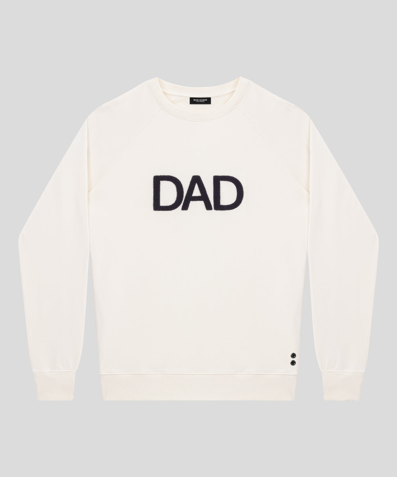 Organic Cotton Sweatshirt DAD: Off White