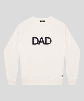 Organic Cotton Sweatshirt DAD: Off White