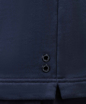 Organic Cotton Sleeveless Sweatshirt DISCIPLINE: Navy