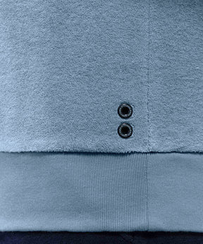 Terry Cotton Sweatshirt: Dusty Blue