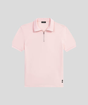 Cotton Piqué RD Polo: Pastel Pink