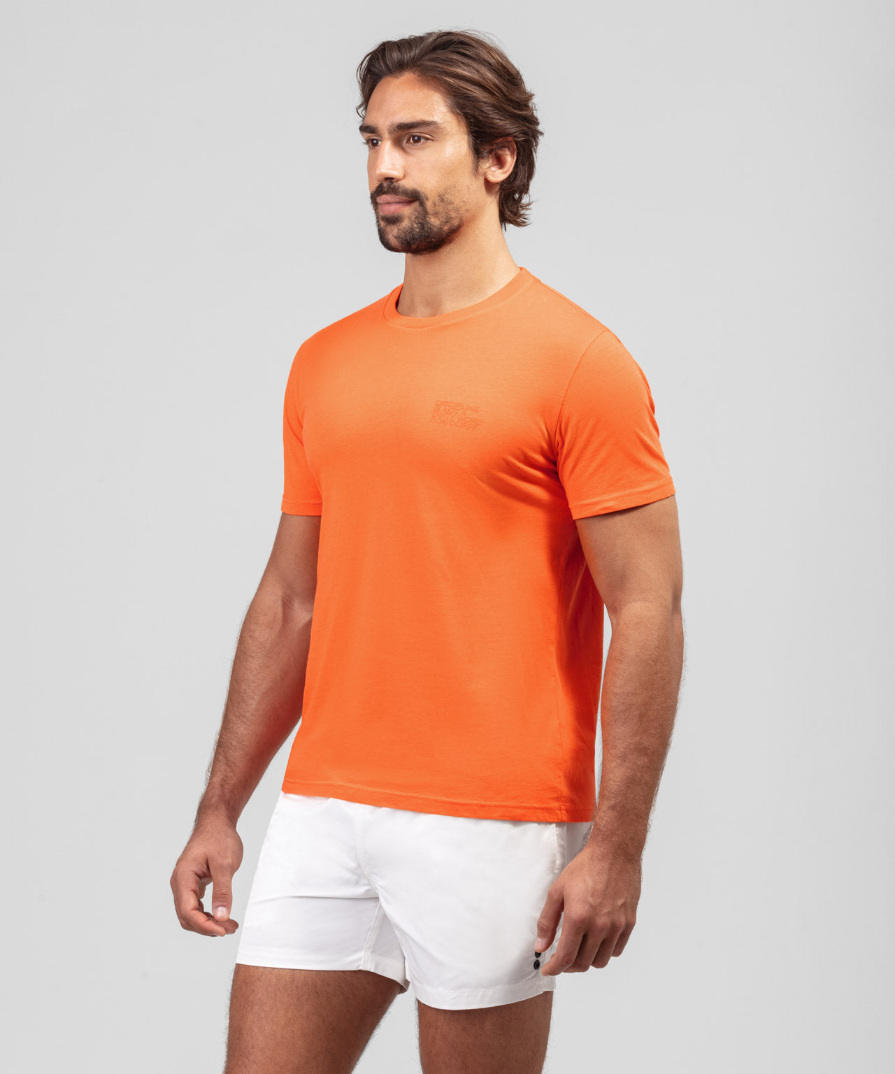 Organic Cotton T-Shirt DISCIPLINE: Spritz Orange
