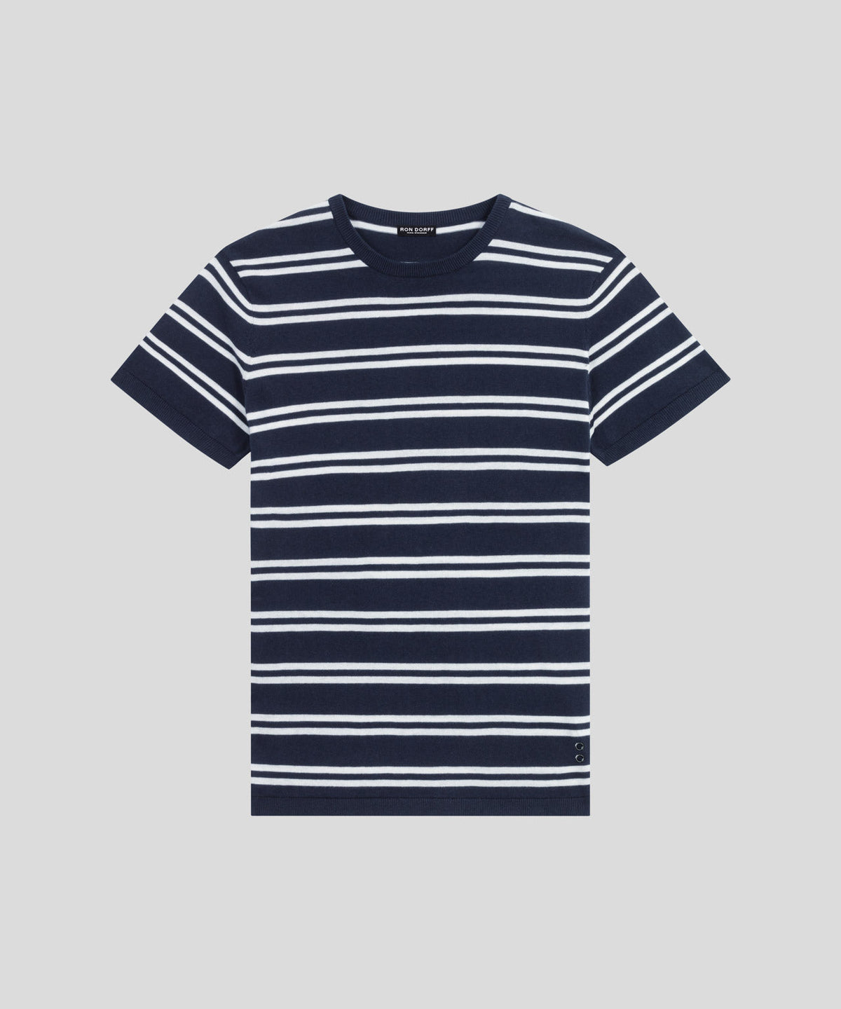 Knitted T-Shirt: Navy