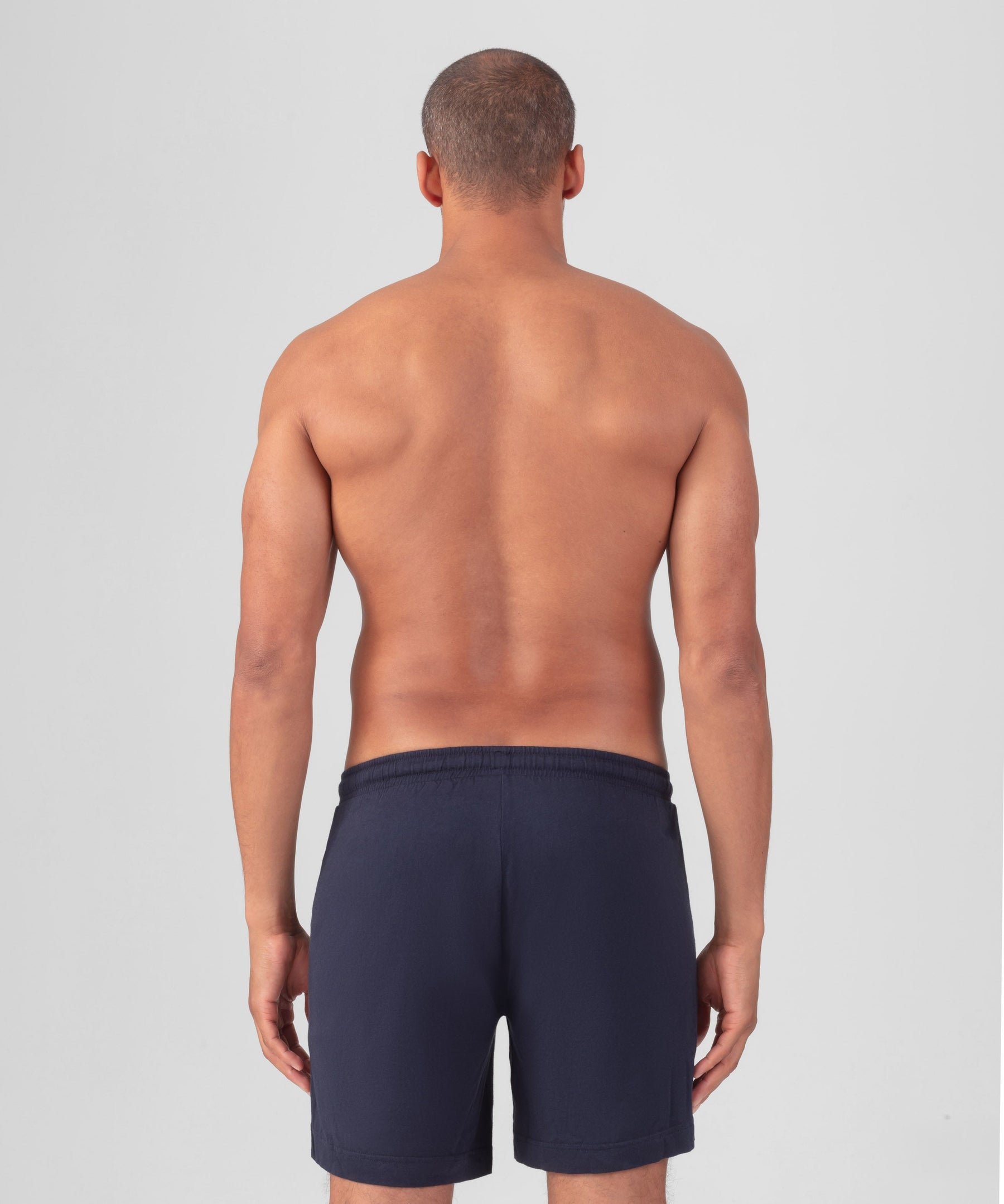 Cotton Modal Home Shorts: Navy