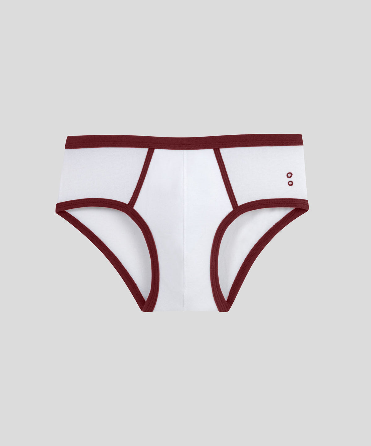 Y-Front Sports Briefs: Amalfi Red / White