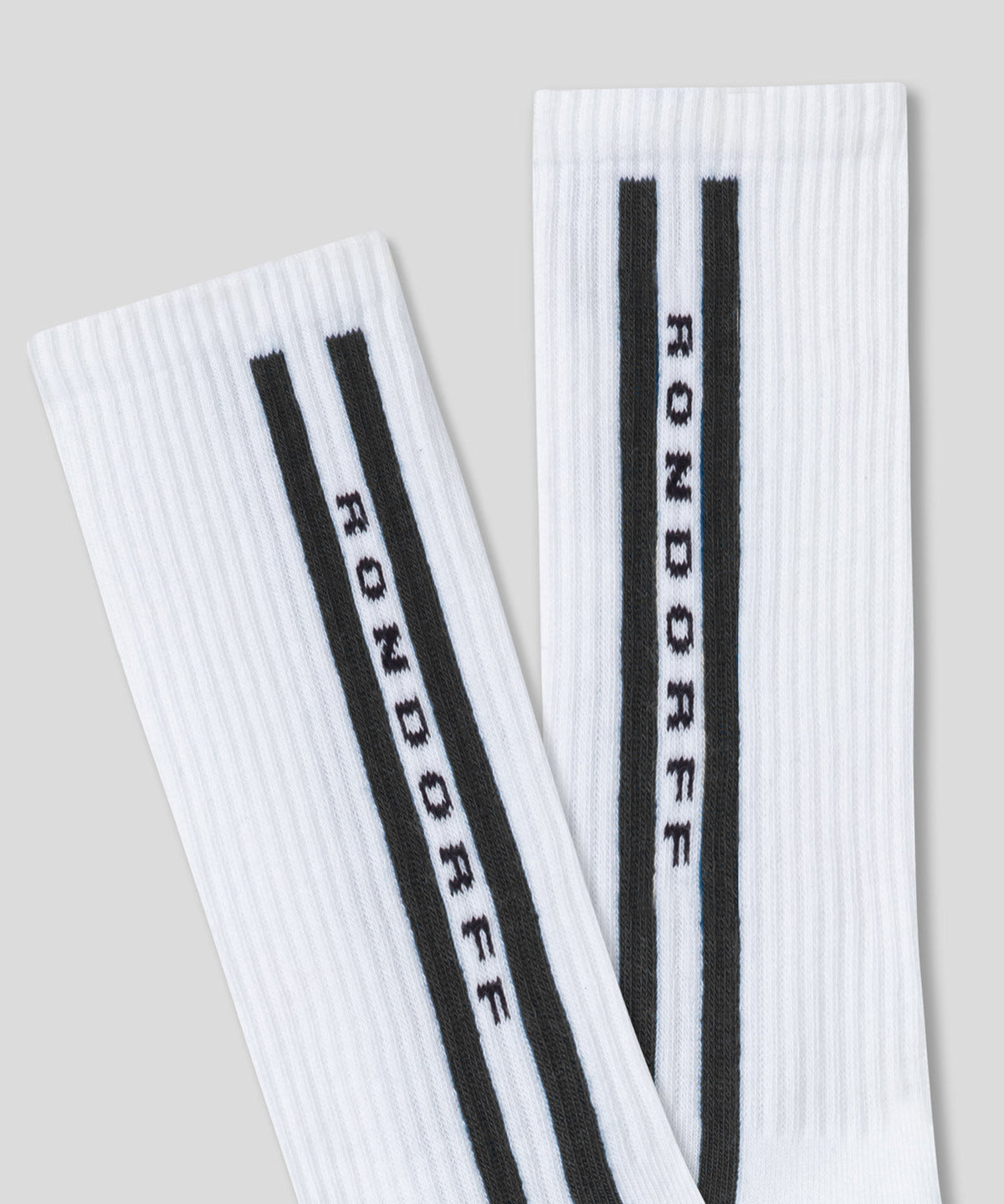 Sports Socks w. Side Lines: Black