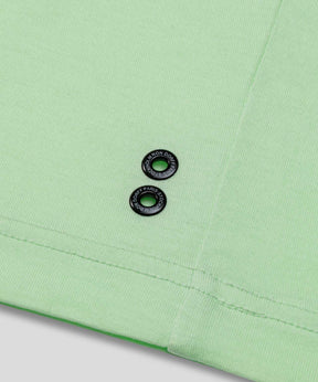 Crew Neck T-Shirt Eyelet Edition: Aloe Vera