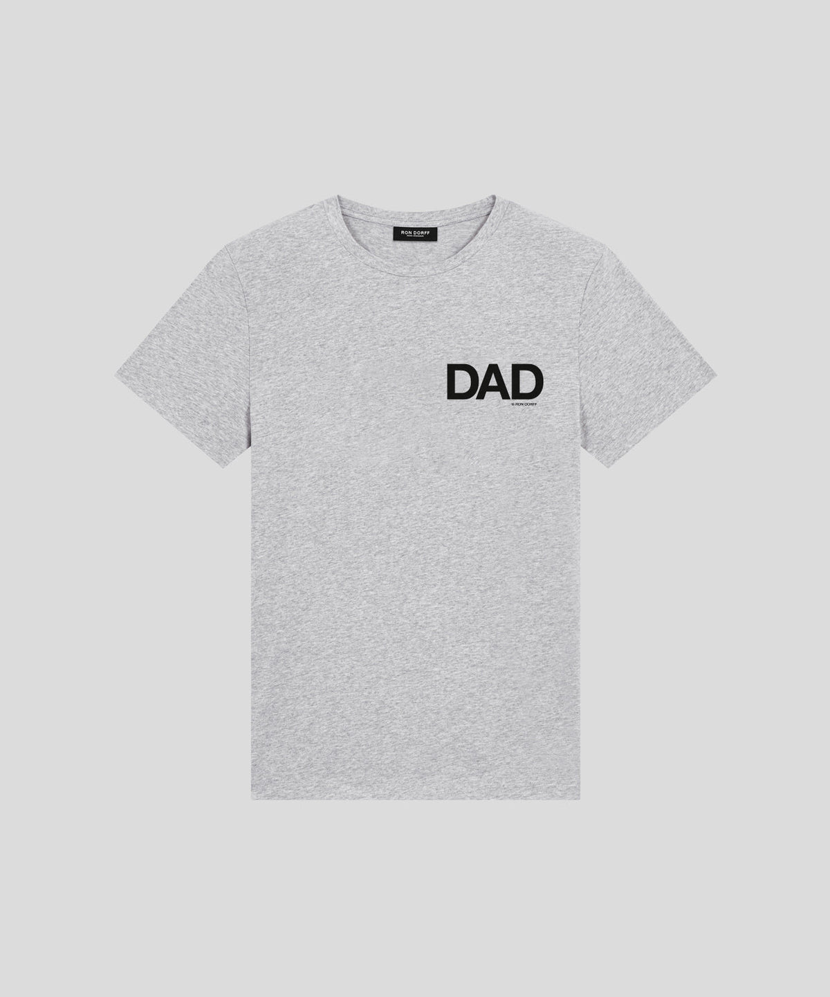 Organic Cotton T-Shirt DAD: Grey Melange