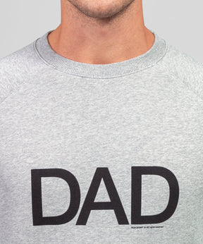 Organic Cotton Sweatshirt DAD: Grey Melange
