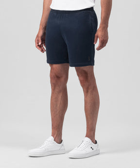 Organic Cotton Jogging Shorts: Navy